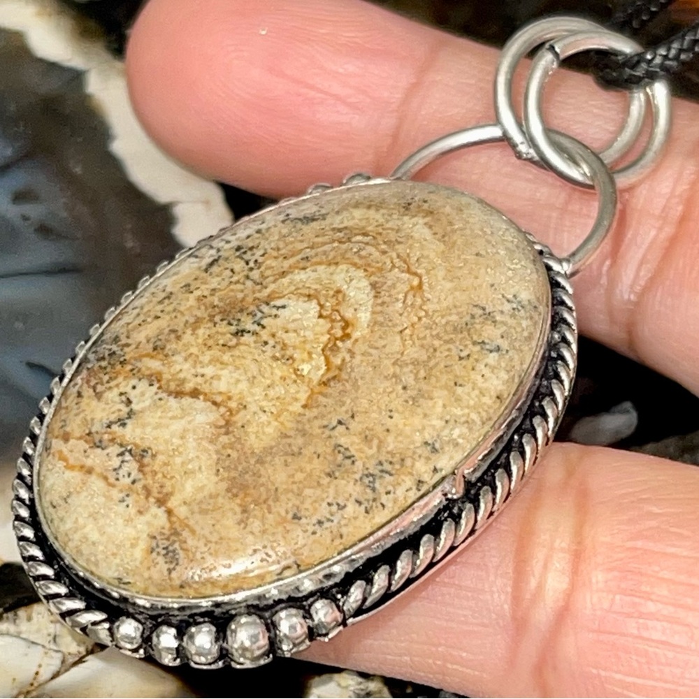 Picture Jasper Pendant 2 1/4” - Picture 1 of 17